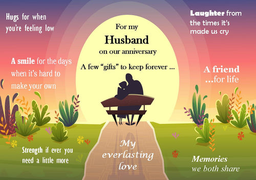 For My Husband on Our Anniversary Card