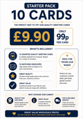 Starter Pack of 10 Assorted Cards